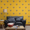 Yellow Peel and Stick Wallpaper Roll E6190
