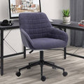 Purple Gray Ergonomic Task Chair B90236