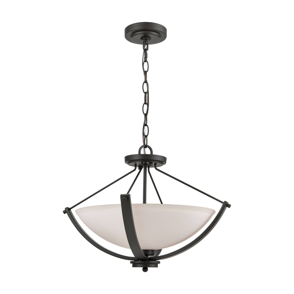 Semi Flush Mount Oil Rubbed Bronze 3 Light H453593