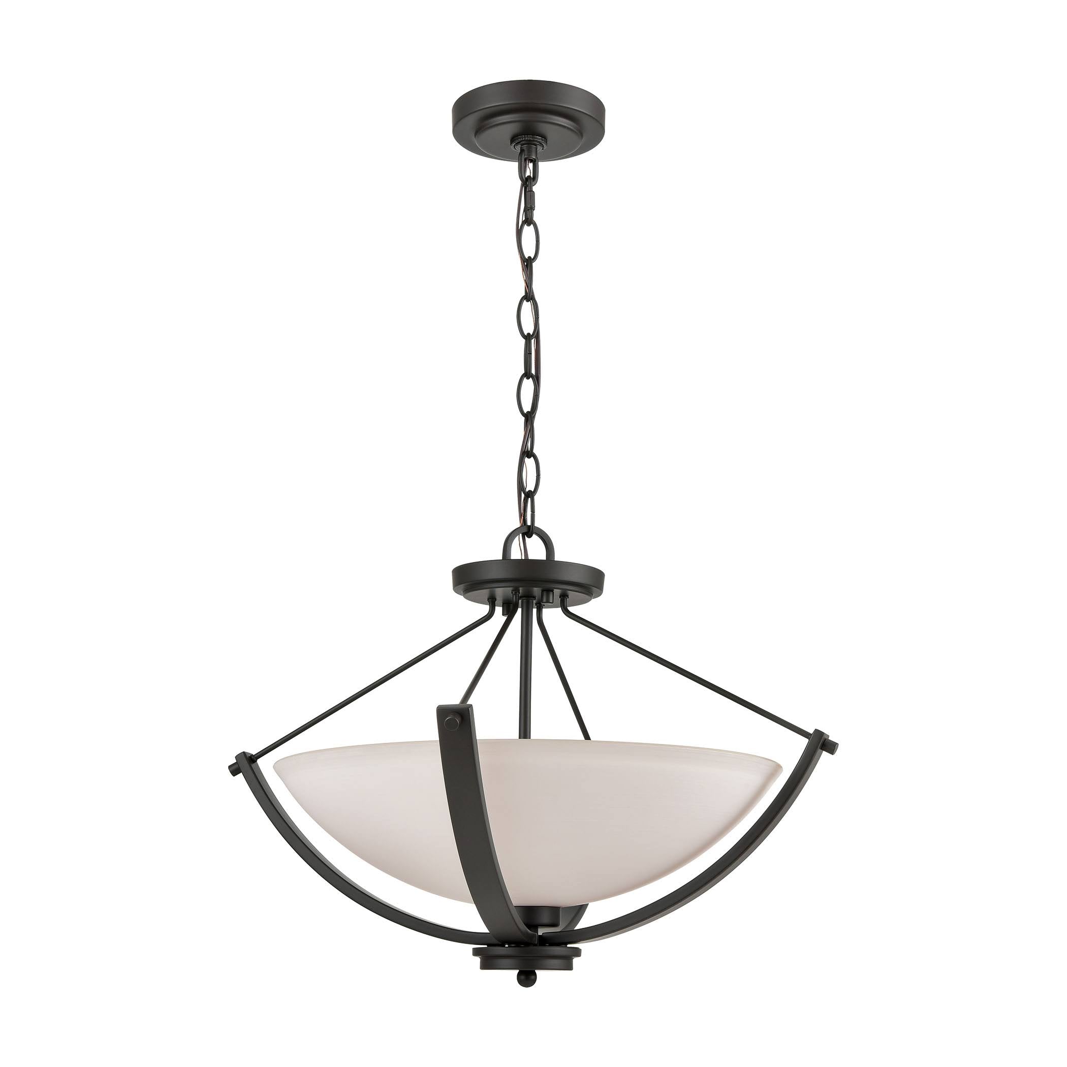 Semi Flush Mount Oil Rubbed Bronze 3 Light H453593