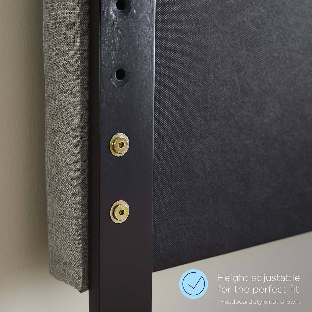 Light Gray King/California King Velvet Headboard Y180