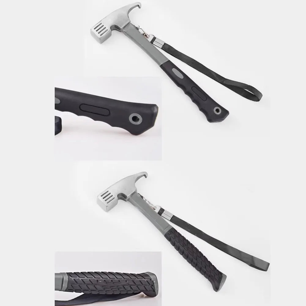 Tent Stake Kit with Steel Pegs and Hammer A75838
