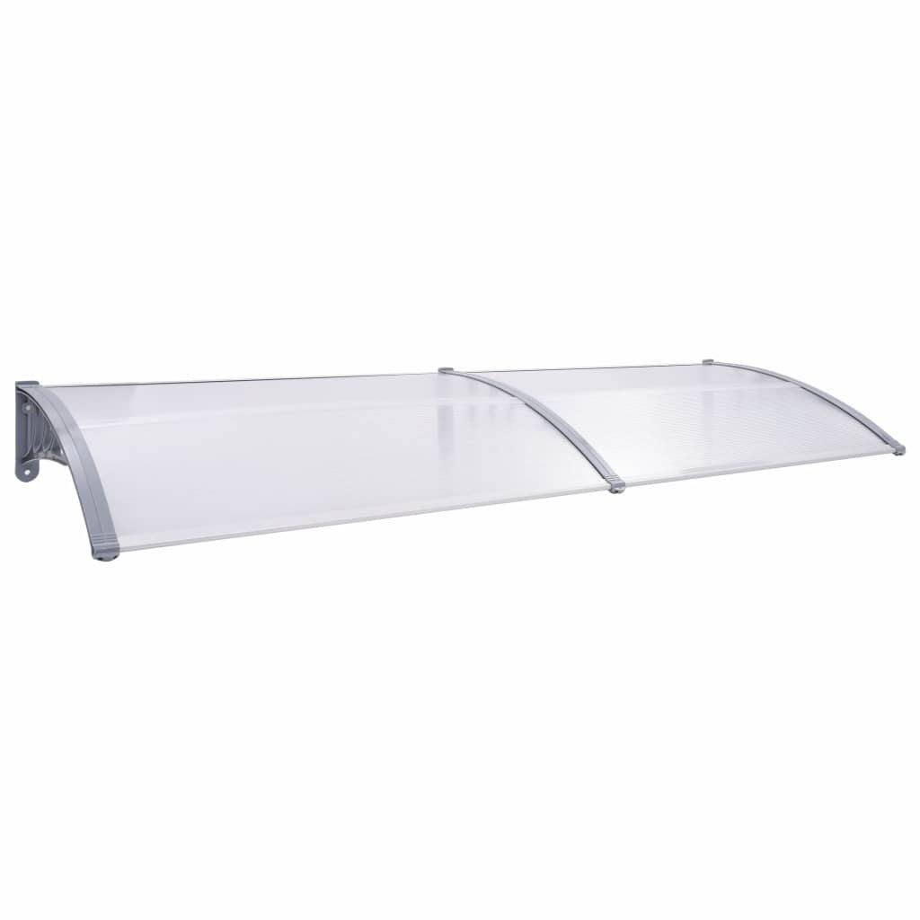 Gray Transparent Door Canopy C418