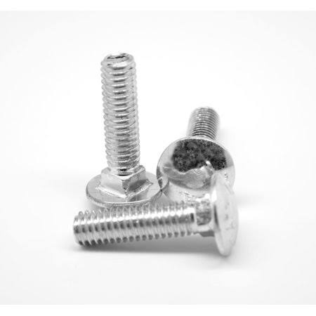 5/8 inch-11 x 9 inch Coarse Thread Carriage Bolt Low Carbon Steel Zinc Plated Pk 10 B6465