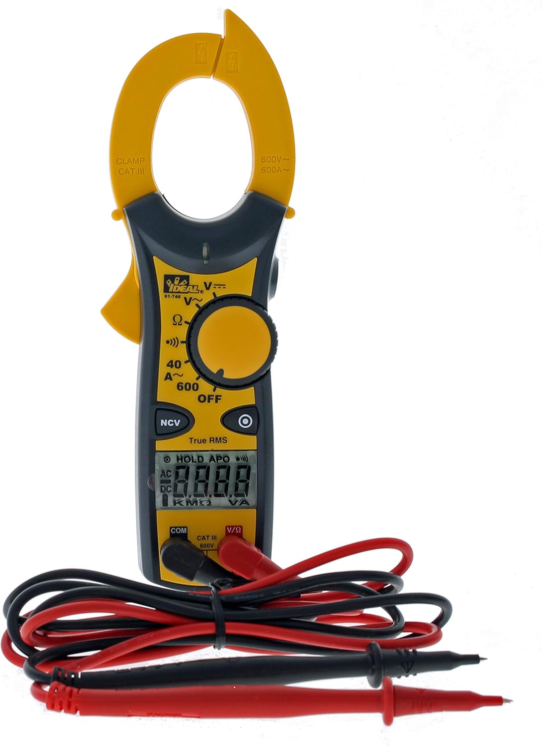 Clamp Meter 600 Amp AC with NCV, Voltage Indicator D69746