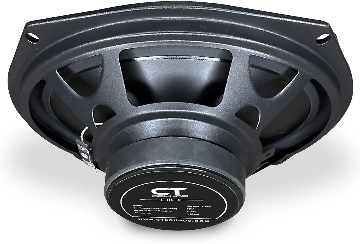 6x9 Inch Coaxial Car Speakers, 200 Watts Max, Pair T14042