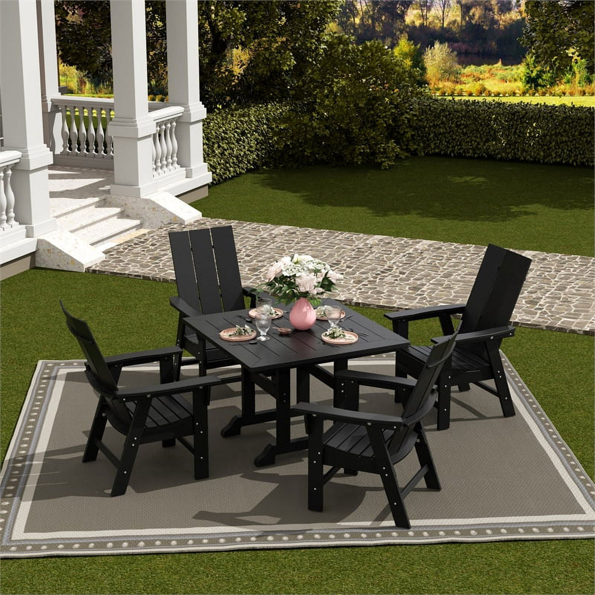 Modern Curveback Plastic Dining Chair F4714