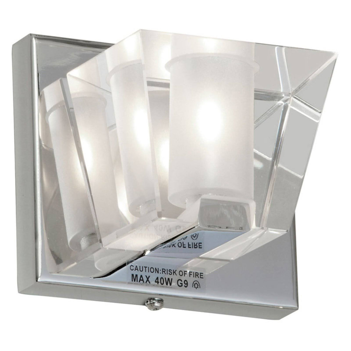 1 Light Sconce with Optical Crystal Shade R220336