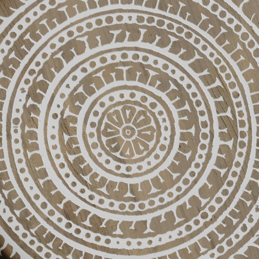 Hand Carved Side Table H464
