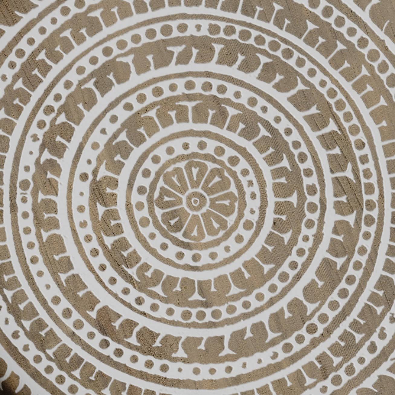 Hand Carved Side Table H464