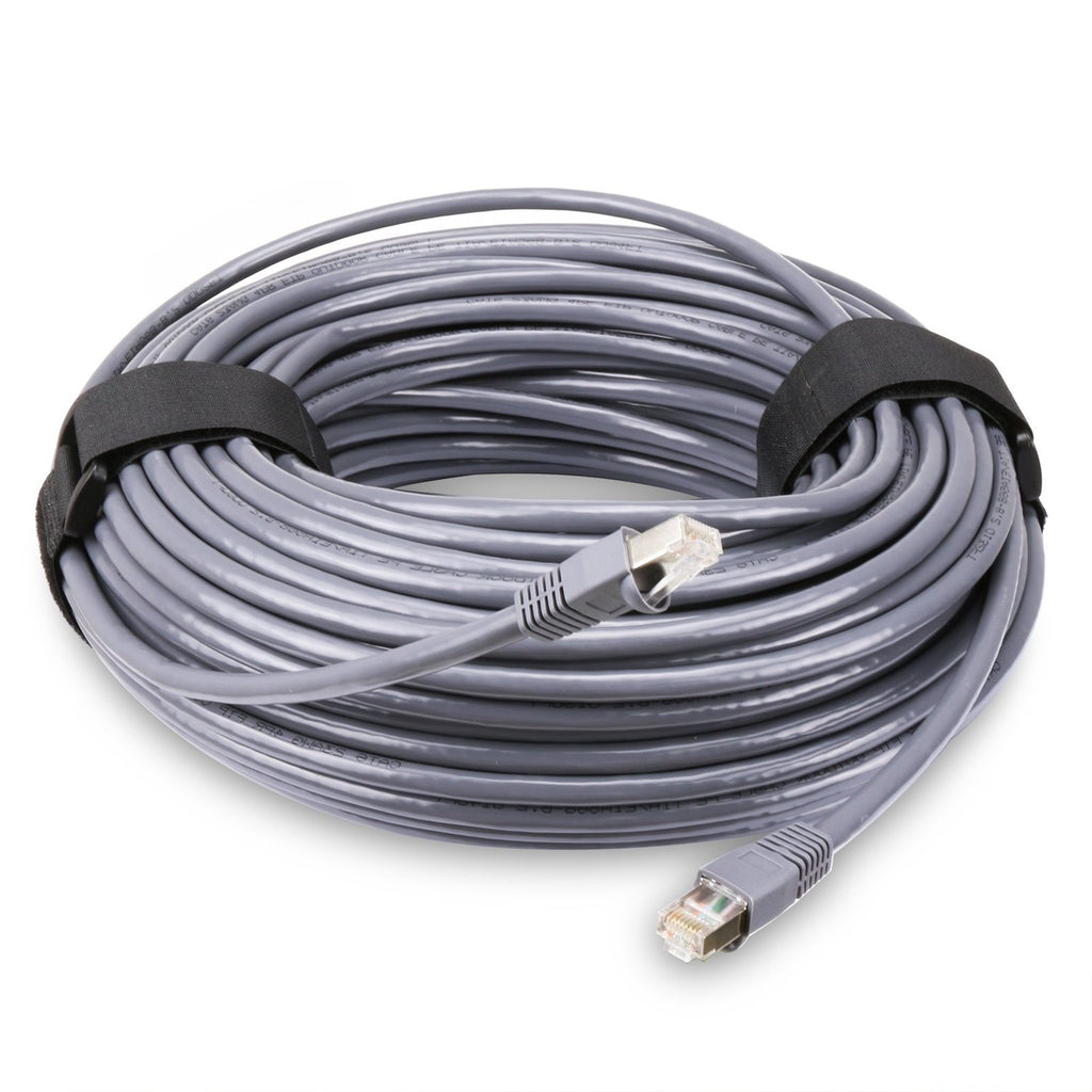 Solid Shielded Cat6 Cable with RJ45 Plug Connector (400FT) E378090