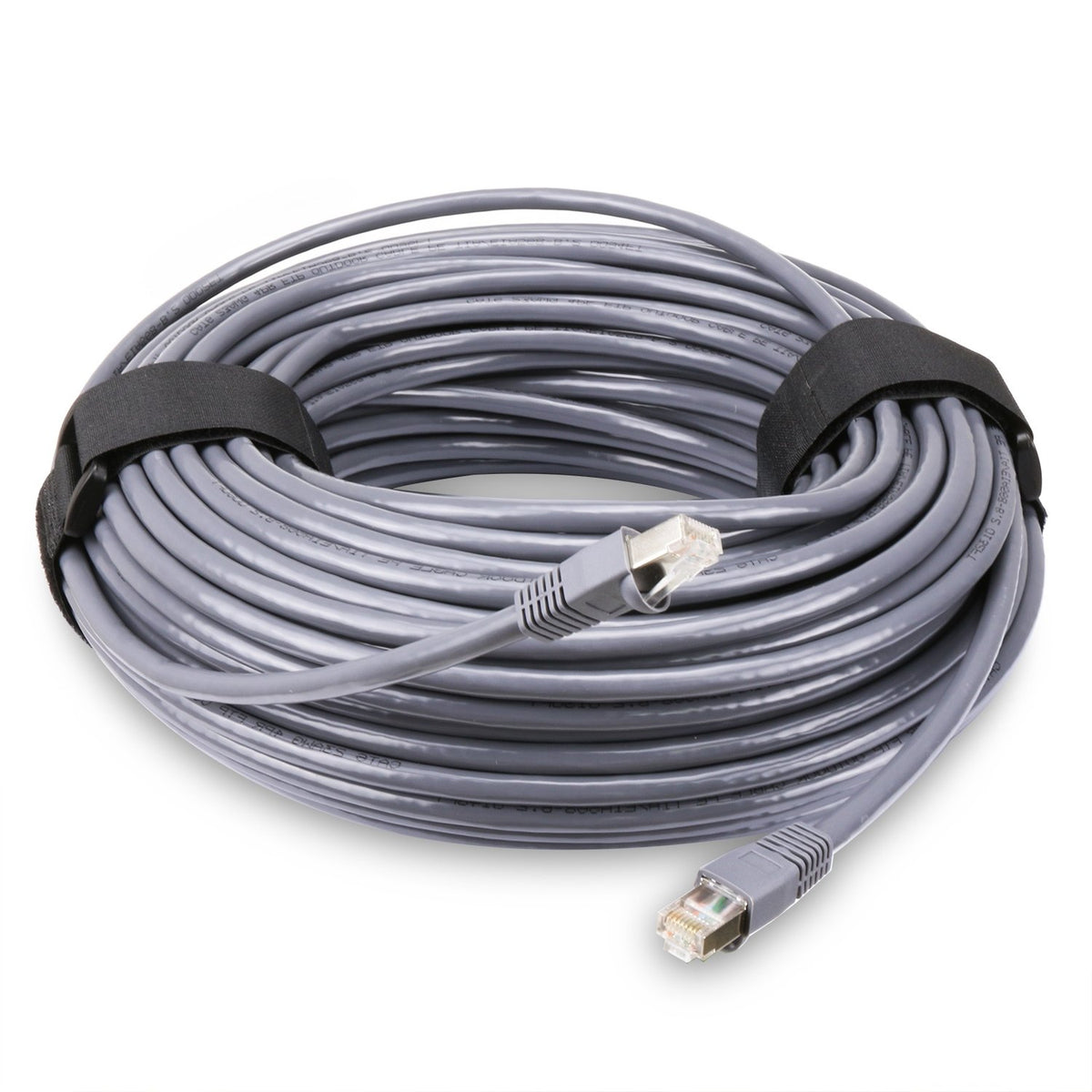 Solid Shielded Cat6 Cable with RJ45 Plug Connector (400FT) E378090