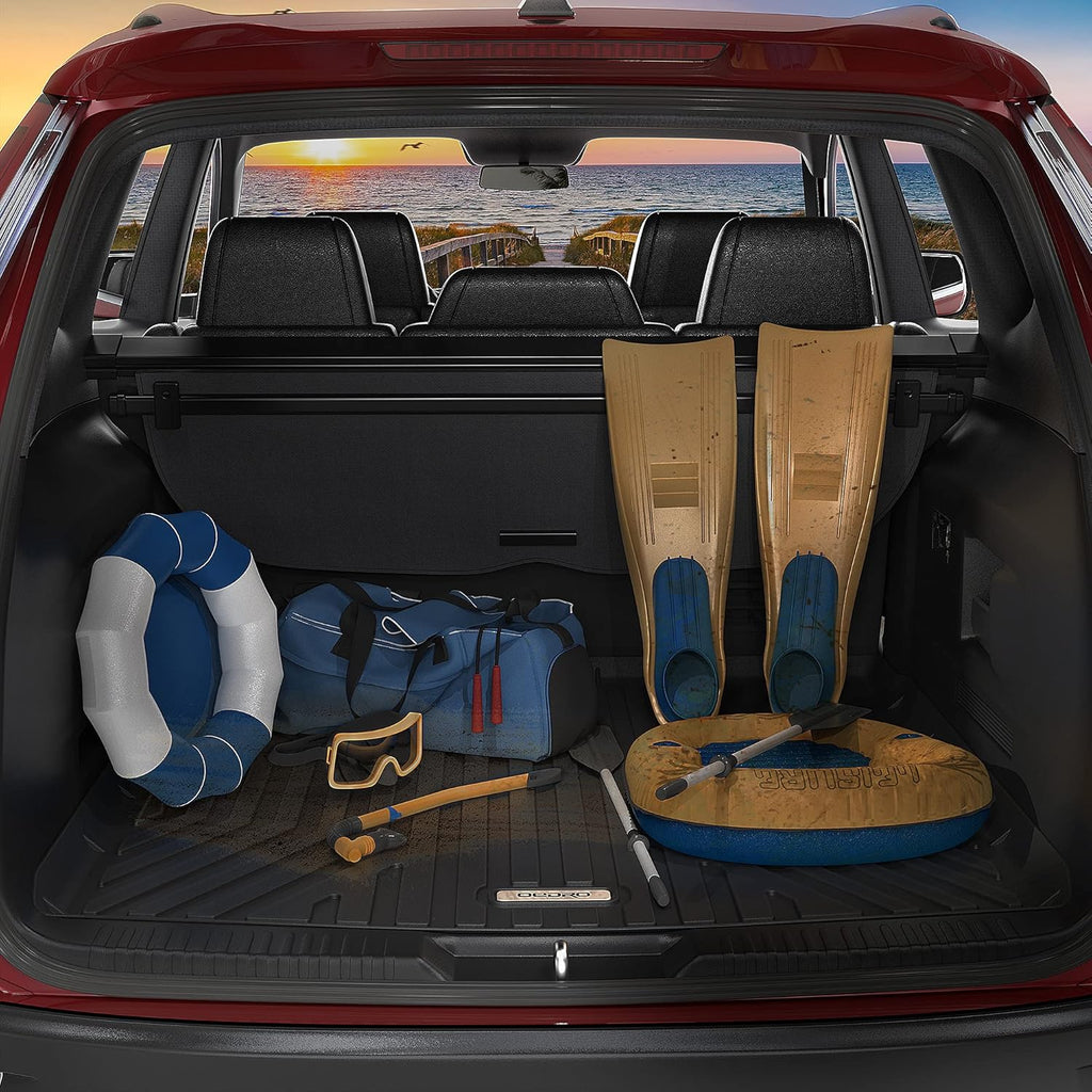 Black Custom Fit Cargo Trunk Liner Floor Mat S754