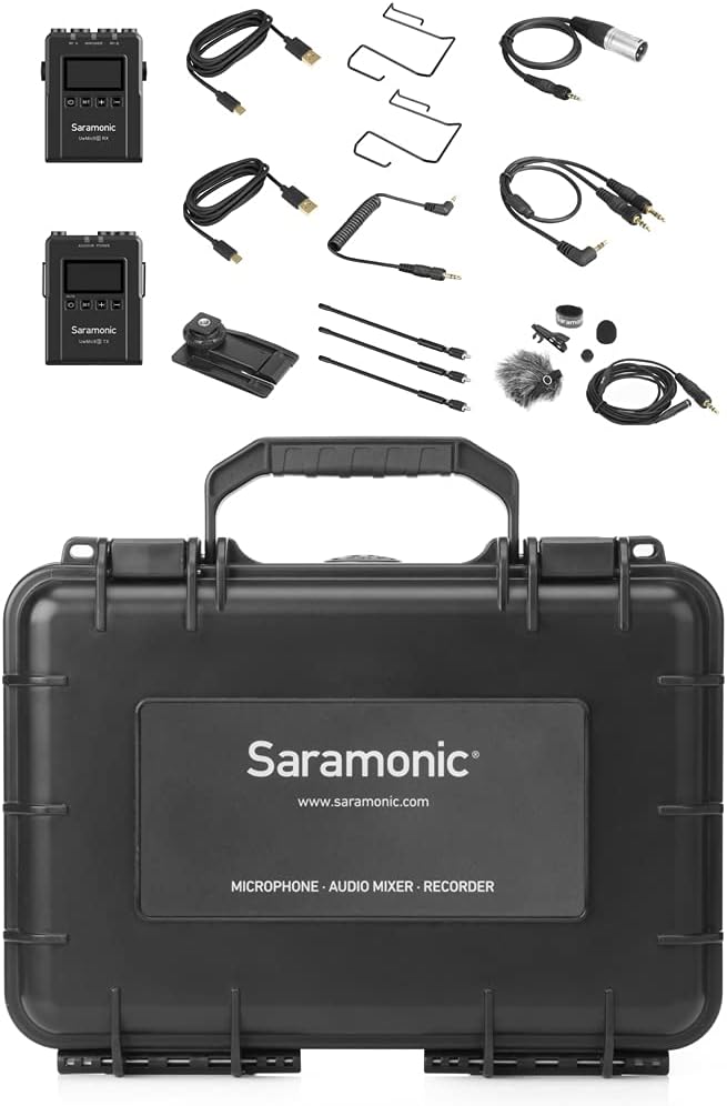 UHF Lavalier System with Dual-Channel Receiver and Hard Case H218