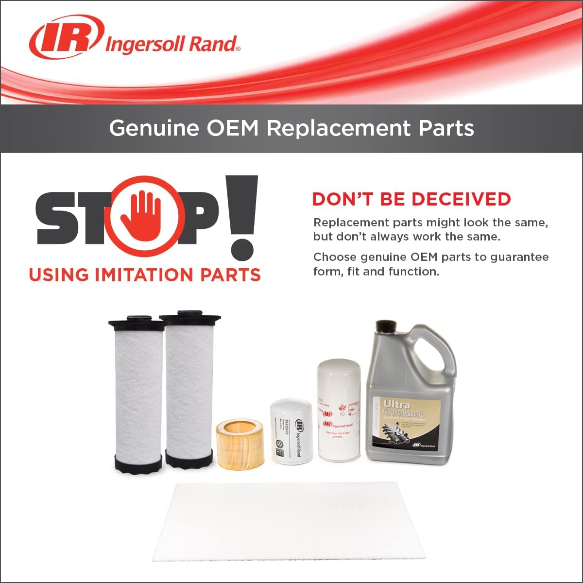 OEM Air Filter Assembly Pack of 2 W6139