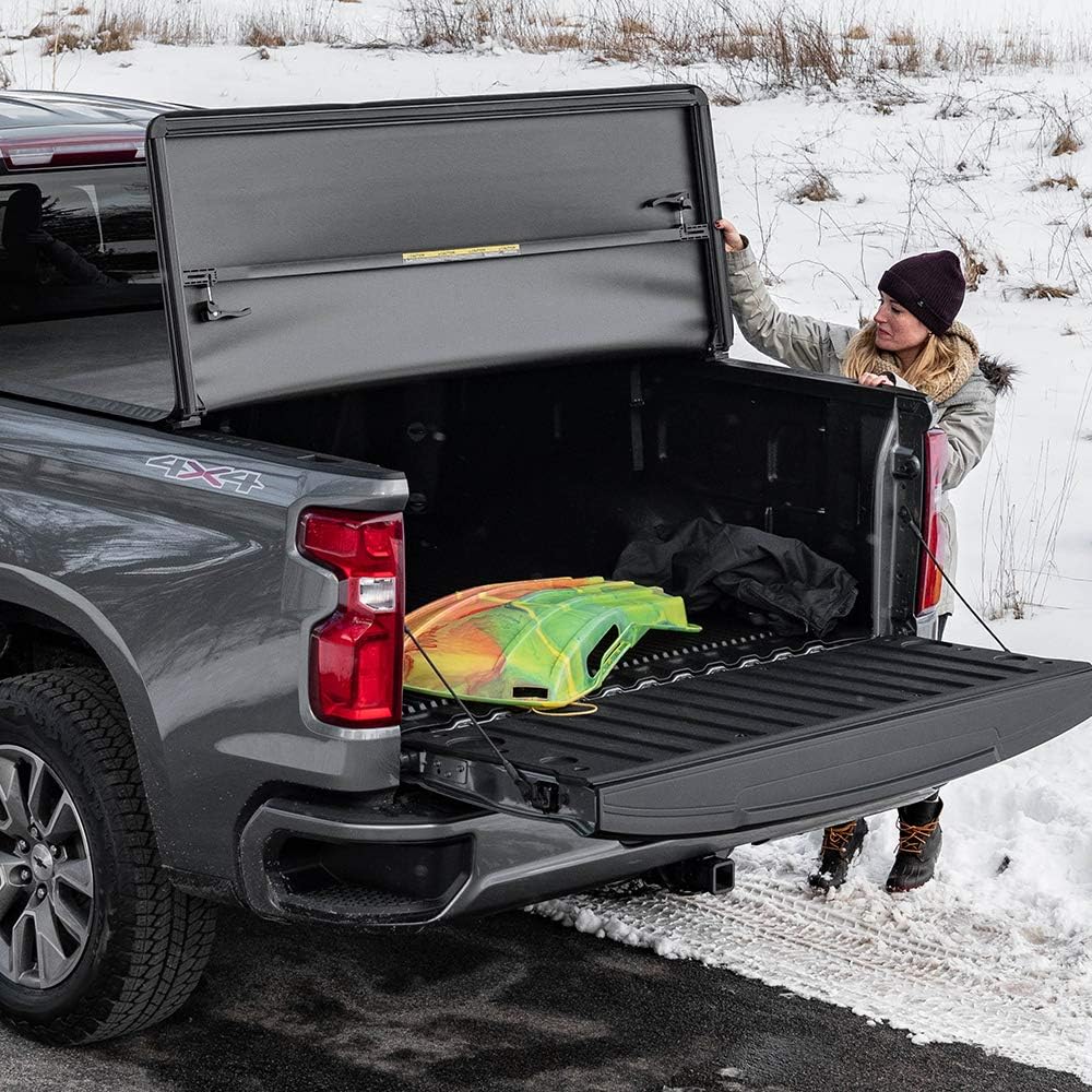Soft Tri-Fold Truck Bed Tonneau Cover V93942