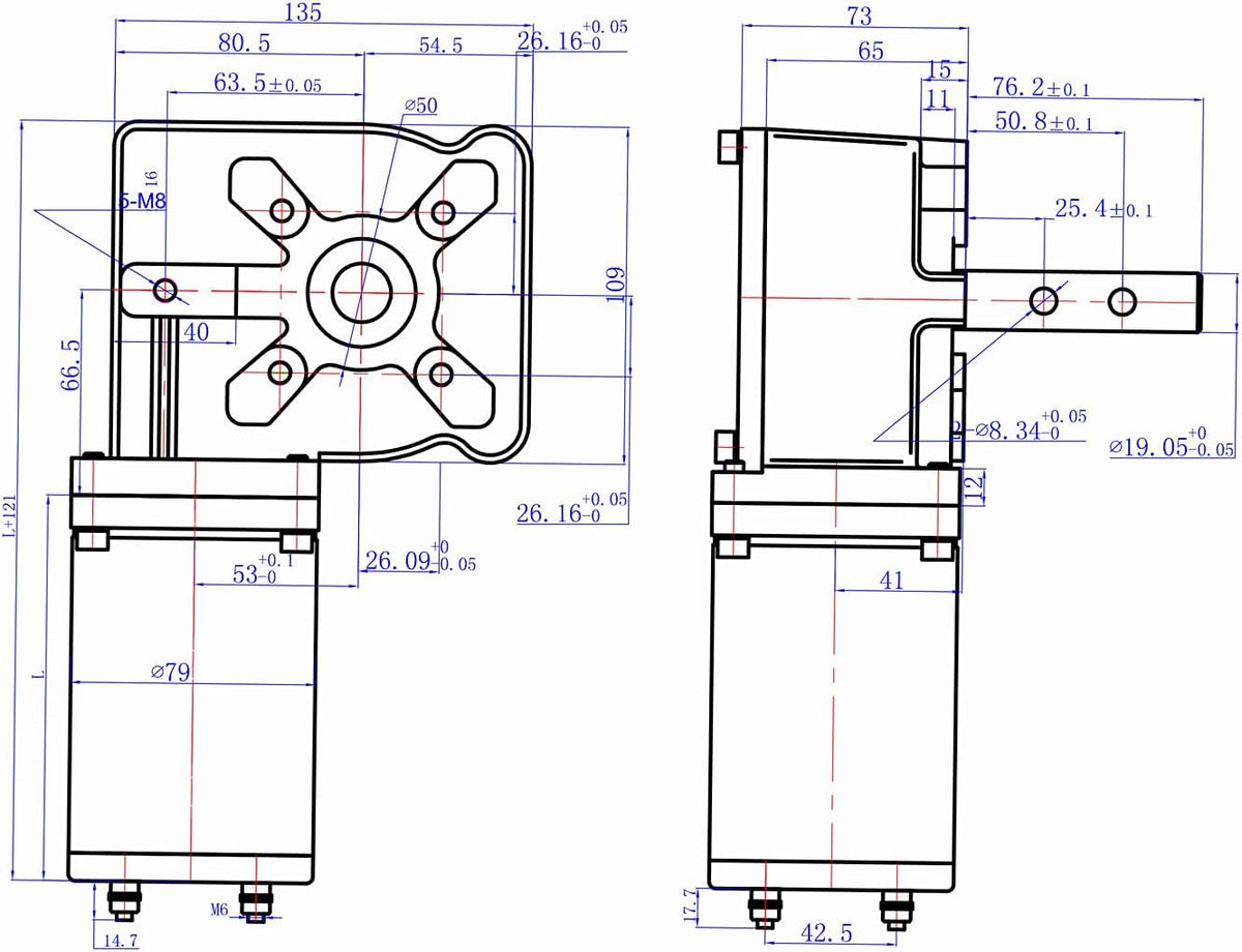 Tarp Motor for Dump Truck Tarp Systems with Chrome Cover A53575