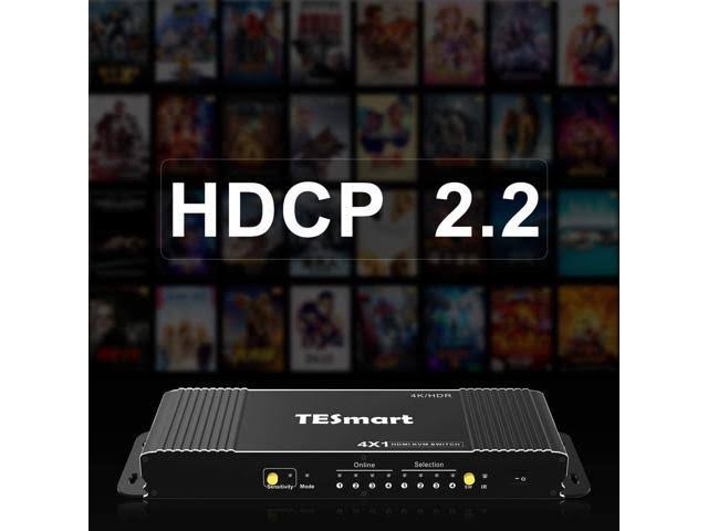 4 Port HDMI KVM Switch Box with Remote D955