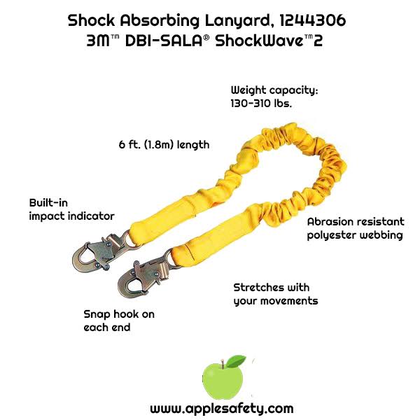 Shock-Absorbing Lanyard Q6817